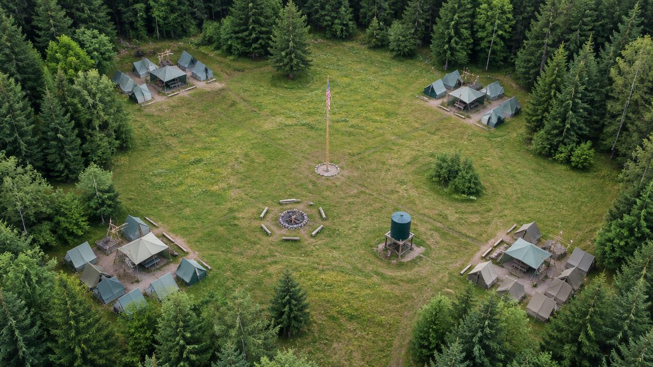 Preparare il campo scout di reparto: la logistica dei servizi e degli spazi