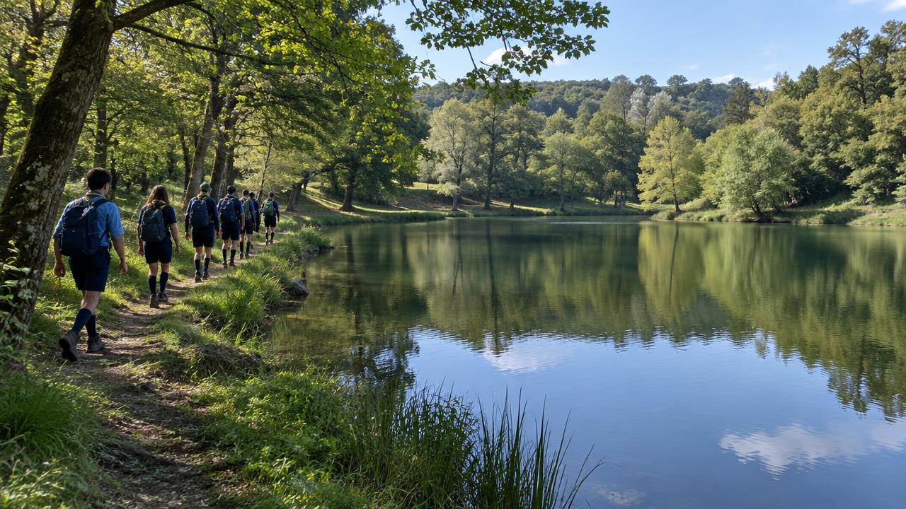 Il lago di Giulianello: meta ideale per attività scout durante un uscita o un campo
